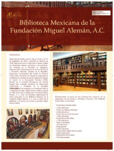 Biblioteca Mexicana de la Fundación Miguel Alemán, A.C.
