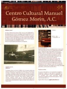 Centro Cultural Manuel Gómez Morin, A.C.