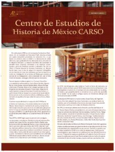 Centro de Estudios de Historia de México CARSO